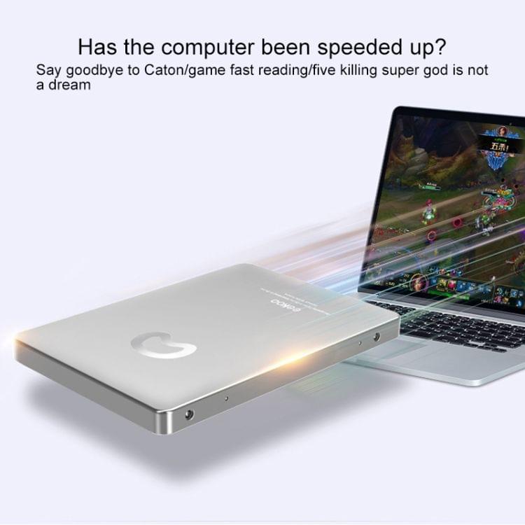 eekoo F-ONE 60GB SSD SATA3.0 6Gb / s 2.5 inch TLC Solid State Hard Drive with 1GB Independent Cache for Desktop PC / Laptop, Read Speed: 500MB / s, Write Speed: 180MB / s(Red)