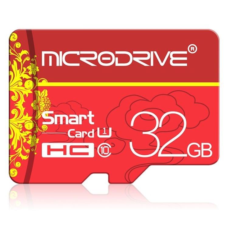 MICRODRIVE 32GB U1 Red TF(Micro SD) Memory Card