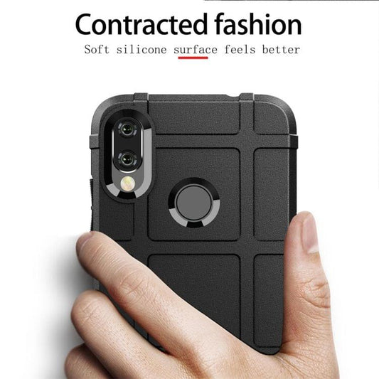 Full Coverage Shockproof TPU Case for Xiaomi Redmi Note 7 (Army Green)