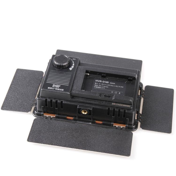 DOF Led Lights Wedding Photography Fill Light Television Camera Lights (HVR-D120)(Black)