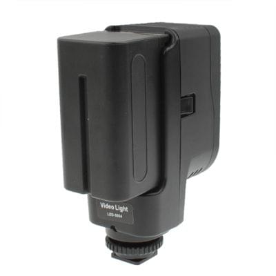 LED-5004 2 Digital LED Video Light with Two Grade Dimming Function(Black)