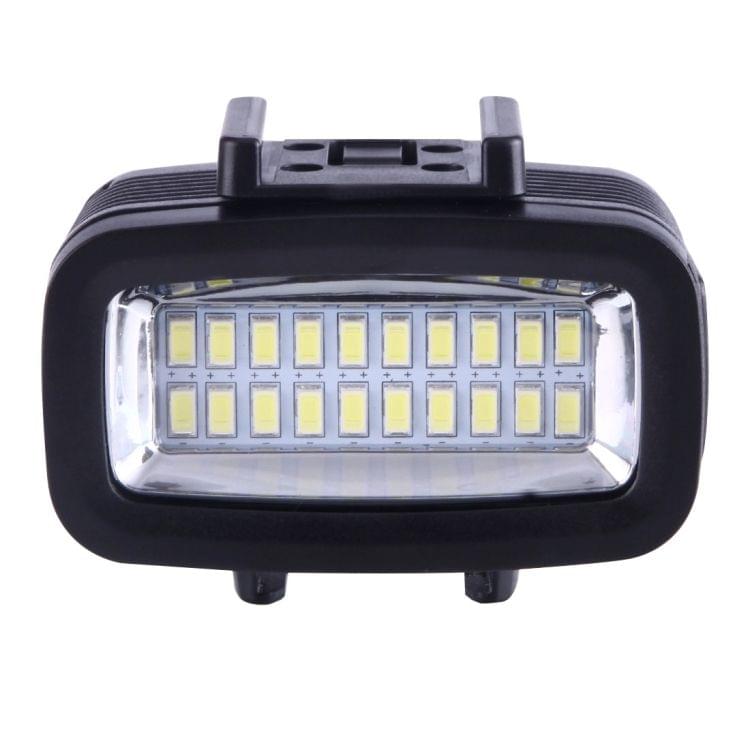 SL-100 Waterproof 6W 5500K 700LM LED Camera Camcorder Video Fill Light Photography Lamp with 20 LEDs