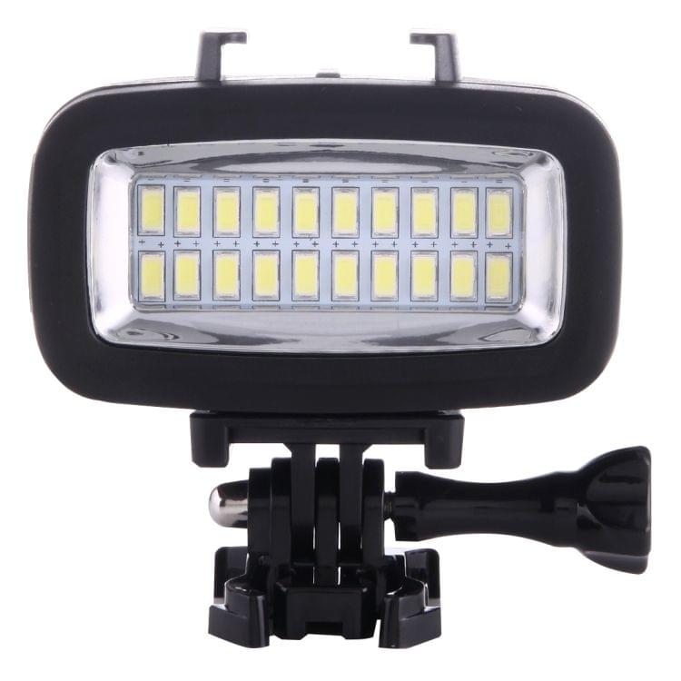 SL-100 Waterproof 6W 5500K 700LM LED Camera Camcorder Video Fill Light Photography Lamp with 20 LEDs
