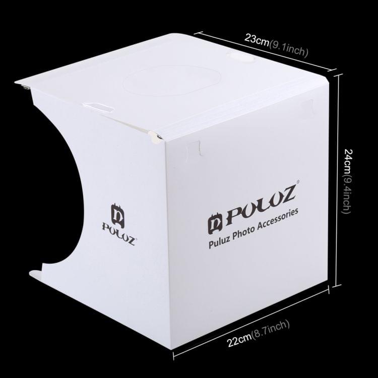 PULUZ Mini LED Photography Shadowless Light Lamp Panel Pad + Studio Shooting Tent Box, Acrylic Material, 20cm x 20cm Effective Area