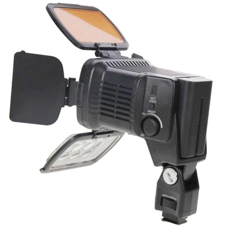 LED-VL001B Professional 10 LED Video Light for Camera / Video Camcorder(Black)