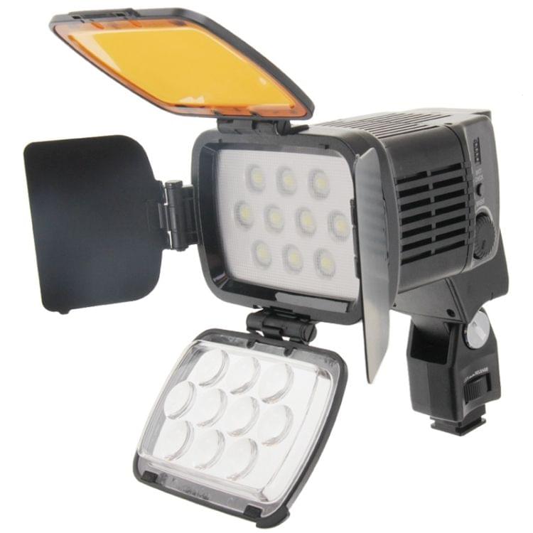 LED-VL001B Professional 10 LED Video Light for Camera / Video Camcorder(Black)