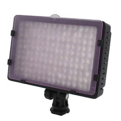 160 LED Video Light with Three Color Temperature Transparent Films (Tawny / White / Purple)