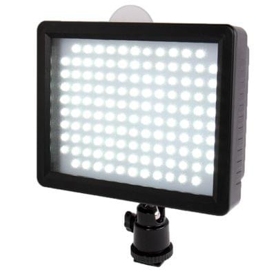 126 LED Video Light with Two Color Transparent Filter Cover for Camera / Video Camcorder