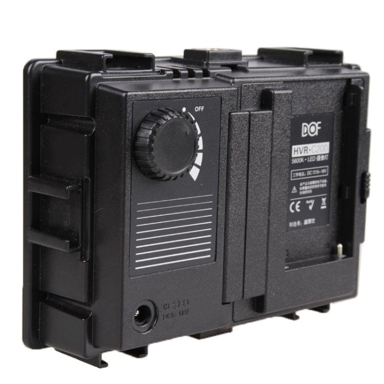 DOF 200 LEDs Video Light Wedding Photography Lights News Lamp Camera Fill Light Outdoor Photo Light (C200)(Black)