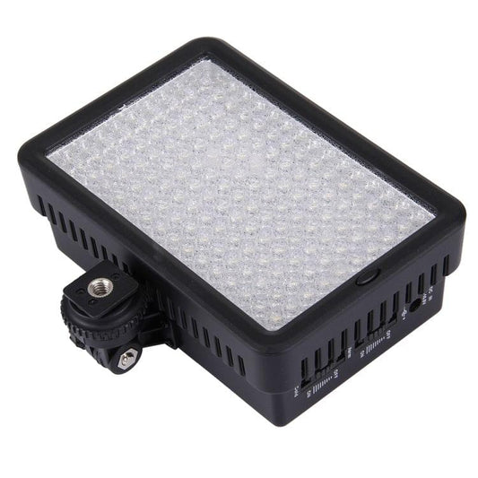 LED-5023 160 LED Dimmable Video Light on-Camera Photography Lighting Fill Light for Canon, Nikon, DSLR Camera with 2 Filter Plates