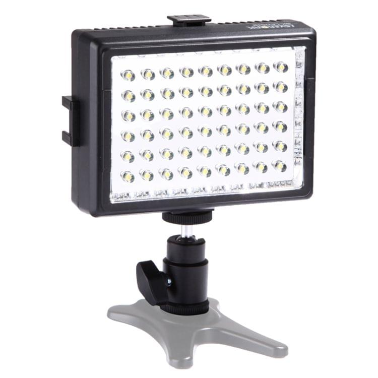 SK-LED54B High Intensity 6000 MCD 54 LED Video Light for Camera / Video Camcorder(Black)