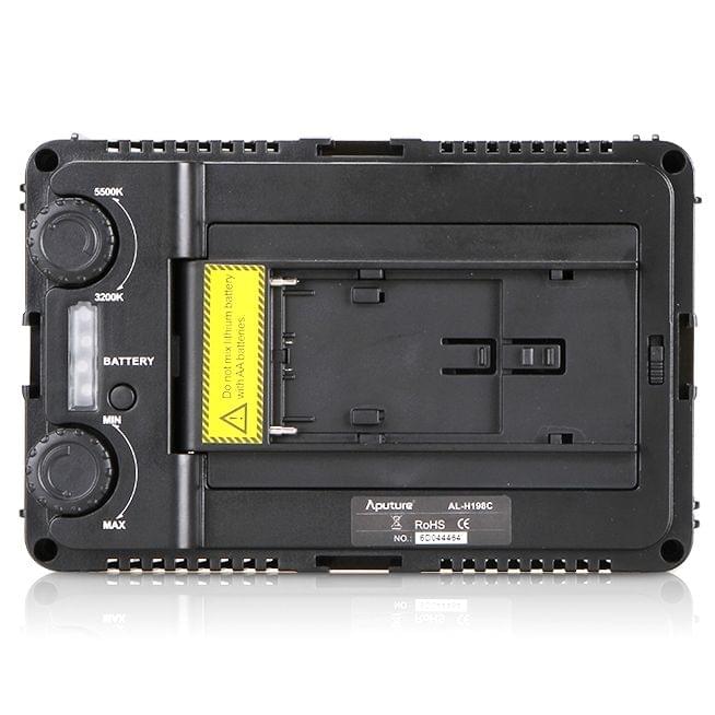 Aputure Amaran AL-H198C High Color Rendering CRI95+ LED Video Light for Canon / Sony Camcorder Camera, Color Temperature & Brightness Adjustable