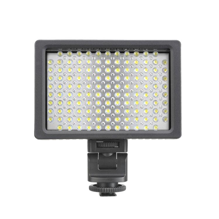 HD-126 White Light LED Video Light on-Camera Photography Lighting Fill Light for Canon, Nikon, DSLR Camera with 3 Filter Plates