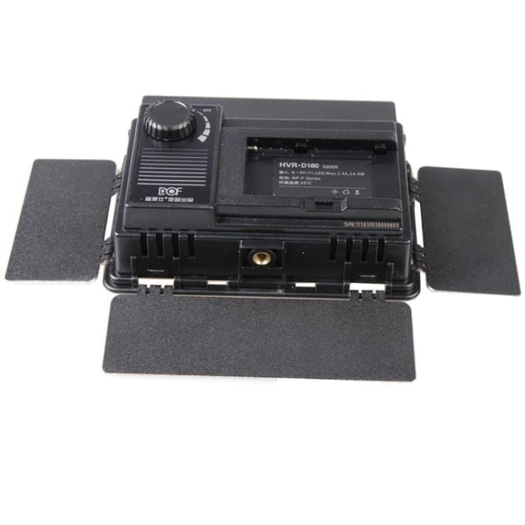 DOF 160 LEDs Video Light Lamp / Wedding Photojournalism Camera Fill Light, Adjustable Color Temperature (HVR-D160S)(Black)