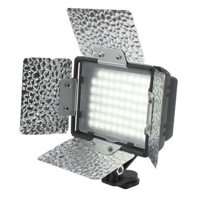 70 LED Video Light with Three Color Temperature Transparent Films (Tawny / White / Purple)