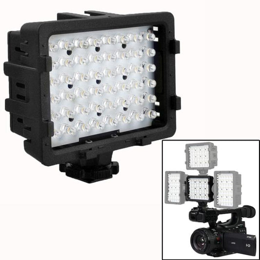 48-LED Video Light with 2 Filters for Camera / Video Camcorder (CN-48H)(Black)