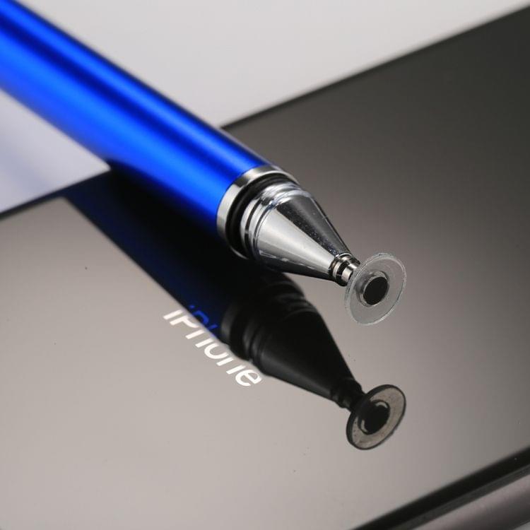 Universal 2 in 1 Multifunction Round Thin Tip Capacitive Touch Screen Stylus Pen
