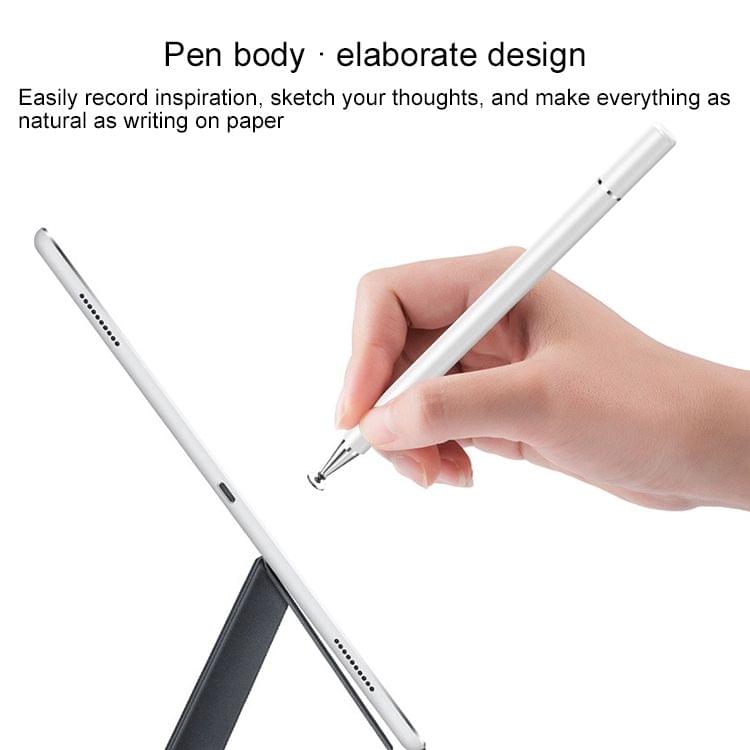 Passive Capacitive Pen Touch Screen Stylus Pen (White)
