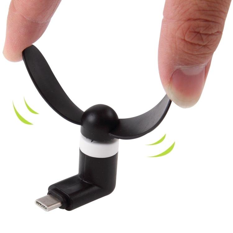 Fashion USB 3.1 Type-C Port Mini Fan with Two Leaves