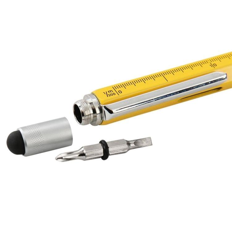 Multi-functional 6 in 1 Professional Stylus Pen for iPhone 6 & 6 Plus, iPhone 5 & 5S & 5C, iPad Air 2 / iPad Air / iPad mini / mini with Retina Display and All Capacitive Touch Screen(Orange)