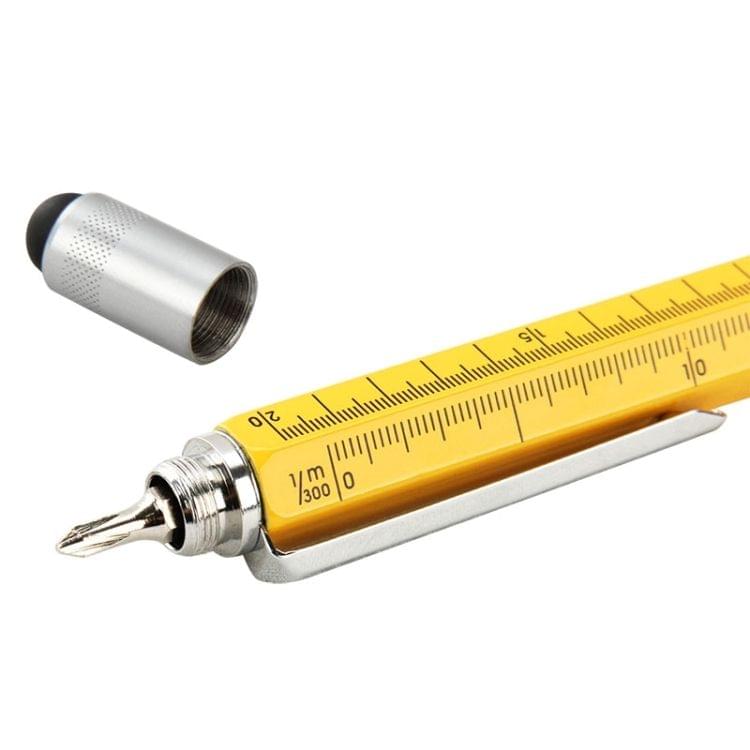 Multi-functional 6 in 1 Professional Stylus Pen for iPhone 6 & 6 Plus, iPhone 5 & 5S & 5C, iPad Air 2 / iPad Air / iPad mini / mini with Retina Display and All Capacitive Touch Screen(Orange)