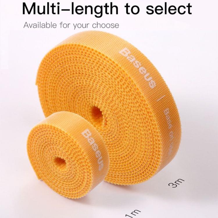 Baseus Multi-funtion Portable Circle Magic Sticker Bandage, Length : 3m(Grey)