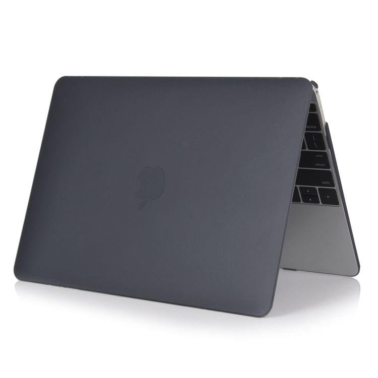 Laptop Matte Style Protective Case for MacBook Air 13.3 inch A1932 (2018)(Black)