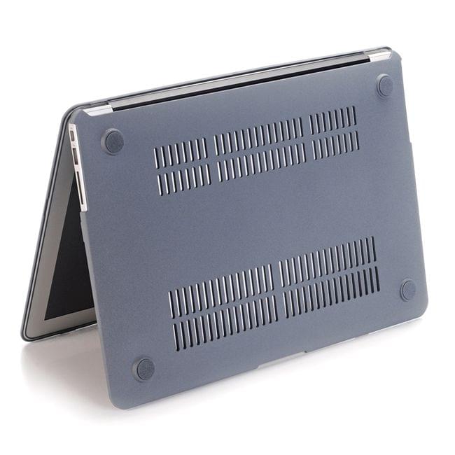 Cream Style Printing Laptop Plastic Protective Case for MacBook Retina 15.4 inch A1398 (Grey)