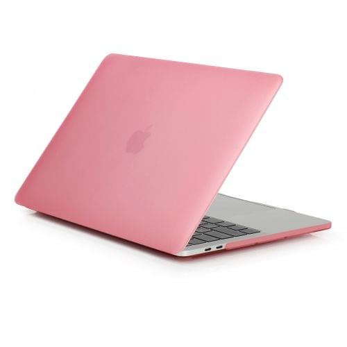 Laptop Frosted Style PC Protective Case for MacBook Pro 13.3 inch A1989 (2018)(Pink)