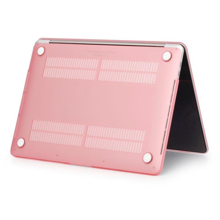Laptop Frosted Style PC Protective Case for MacBook Pro 13.3 inch A1989 (2018)(Pink)