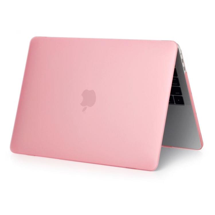 Laptop Frosted Style PC Protective Case for MacBook Pro 13.3 inch A1989 (2018)(Pink)