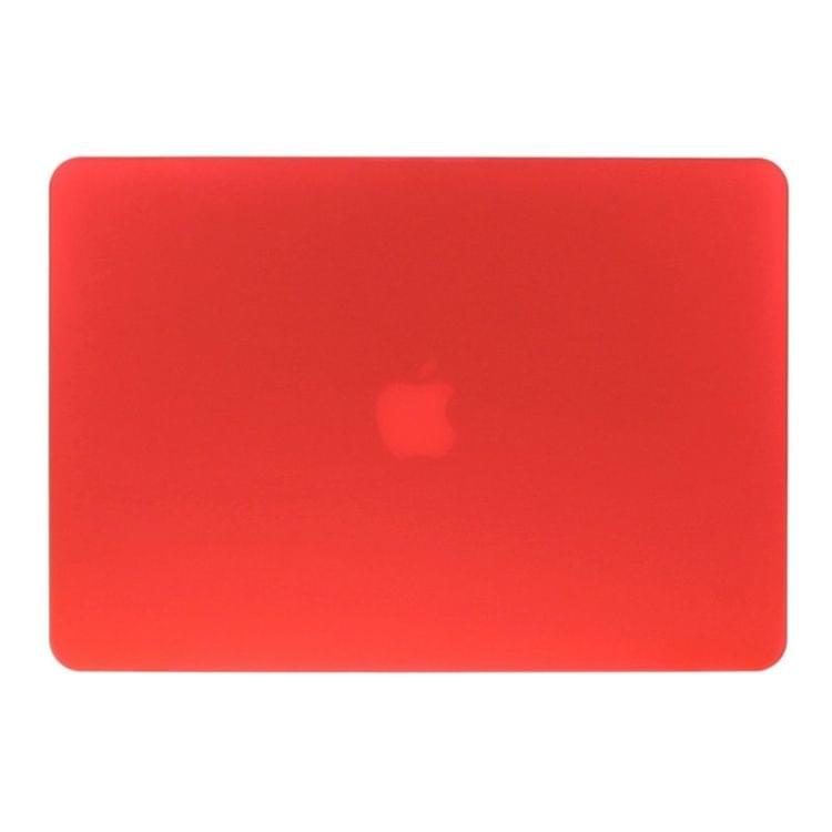 ENKAY for Macbook Pro 13.3 inch (US Version) / A1278 Hat-Prince 3 in 1 Frosted Hard Shell Plastic Protective Case with Keyboard Guard & Port Dust Plug(Red)