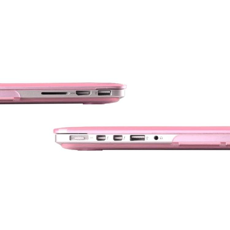 Crystal Hard Protective Case for Macbook Pro Retina 13.3 inch A1425(Pink)