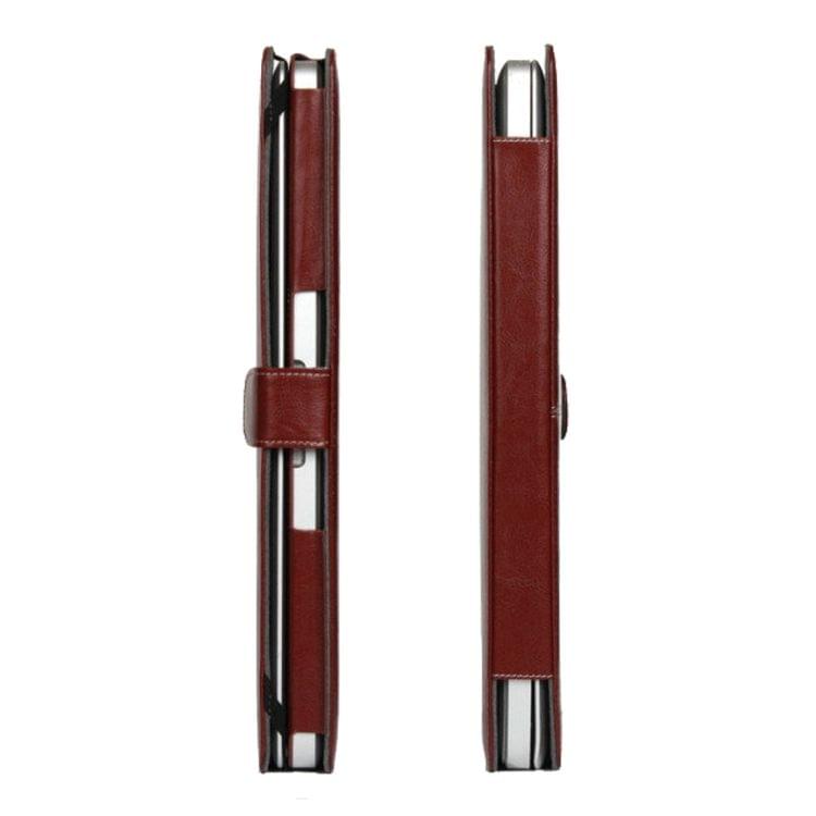 For 2016 New Macbook Pro 15.4 inch A1707 Laptop Crazy Horse Texture Horizontal Flip Leather Case(Coffee)