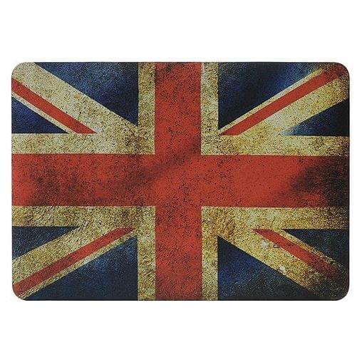 Retro UK Flag Pattern Frosted Hard Plastic Protective Case for Macbook Pro Retina 13.3 inch