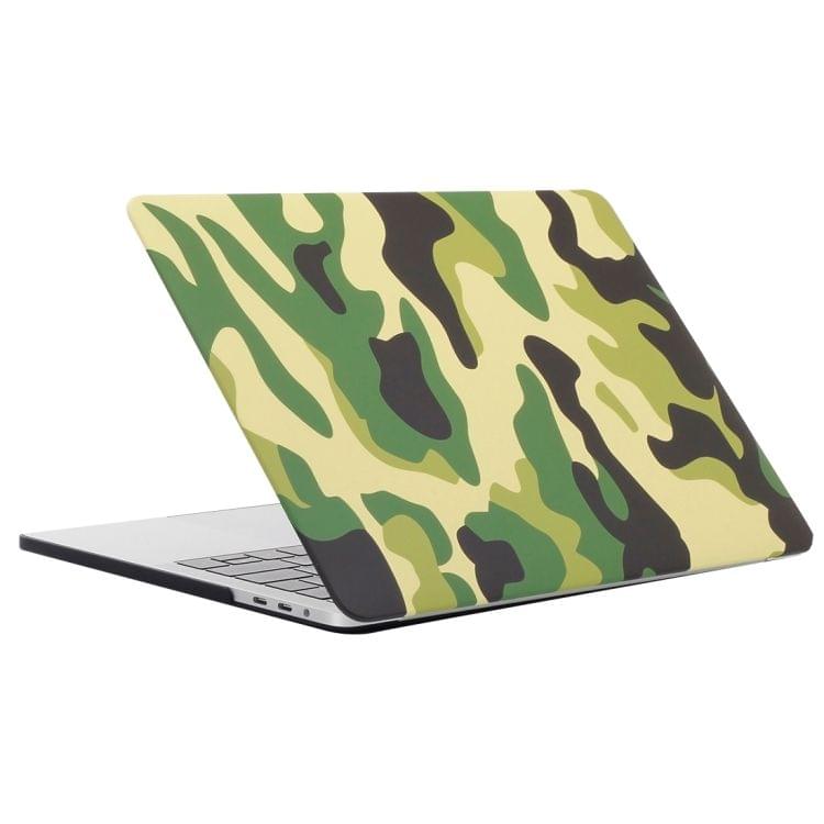 For 2016 New Macbook Pro 13.3 inch A1706 & A1708 Green Camouflage Pattern Laptop Water Decals PC Protective Case