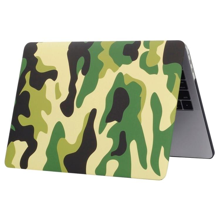 For 2016 New Macbook Pro 13.3 inch A1706 & A1708 Green Camouflage Pattern Laptop Water Decals PC Protective Case