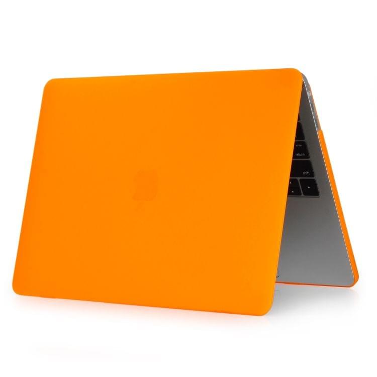 Laptop Frosted Style PC Protective Case for MacBook Pro 15.4 inch A1990 (2018)(Orange)