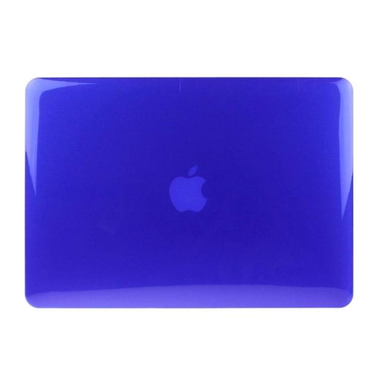 ENKAY for Macbook Pro 15.4 inch (US Version) / A1286 Hat-Prince 3 in 1 Crystal Hard Shell Plastic Protective Case with Keyboard Guard & Port Dust Plug(Dark Blue)
