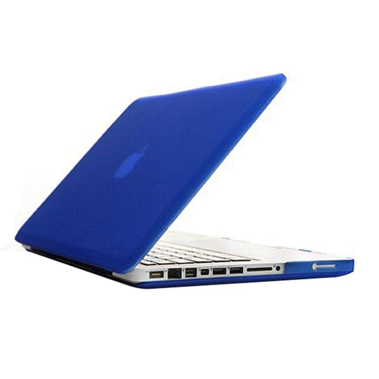 Frosted Hard Plastic Protection Case for Macbook Pro 13.3 inch(Blue)