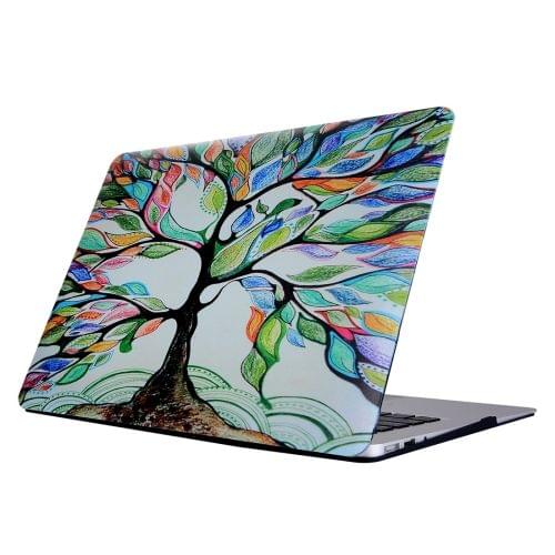 For 2016 New MacBook Pro 15.4 inch with Touchbar (A1707) Painted Tree Pattern Laptop Water Decals PC Protective Case