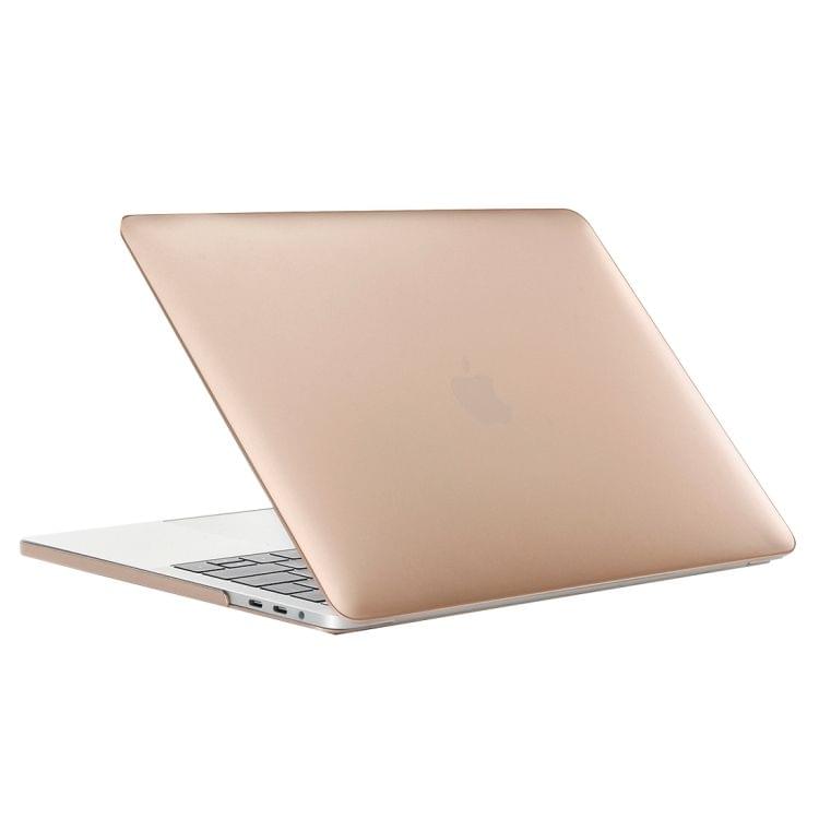 Laptop Metal Style Protective Case for MacBook Pro 13.3 inch A1989 (2018)(Gold)