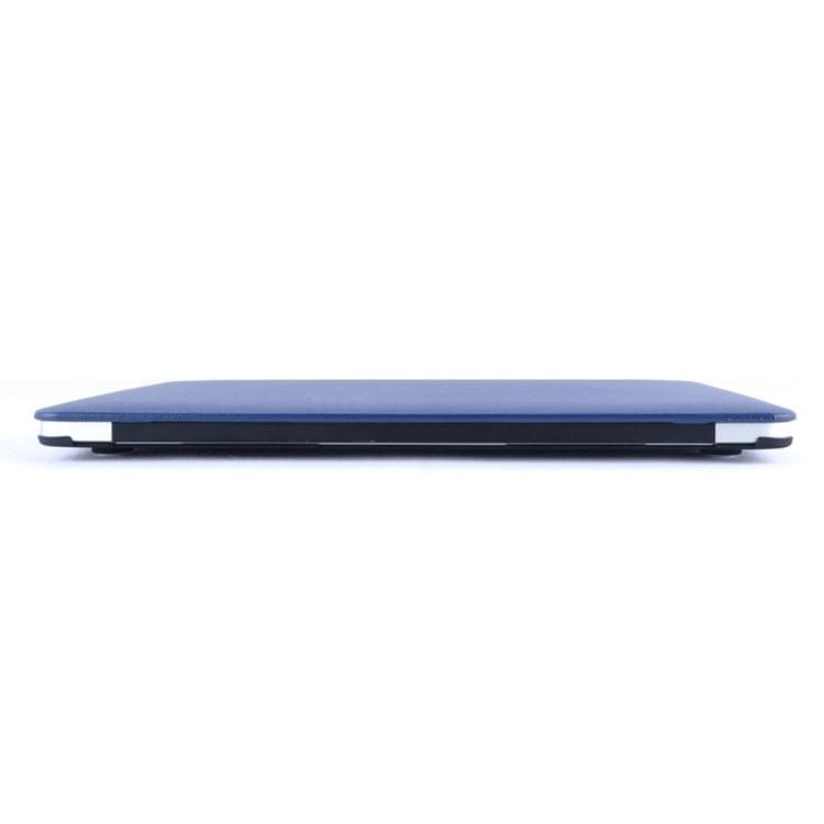 Laptop PU Leather Paste Case for Macbook Retina 13.3 inch A1425 / A1502 (Dark Blue)