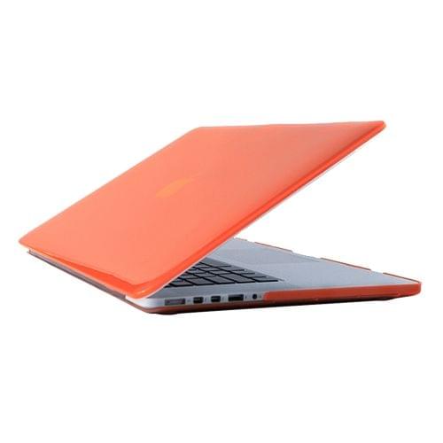 For 2016 New Macbook Pro 13.3 inch A1706 & A1708 Laptop Crystal PC Protective Case(Orange)