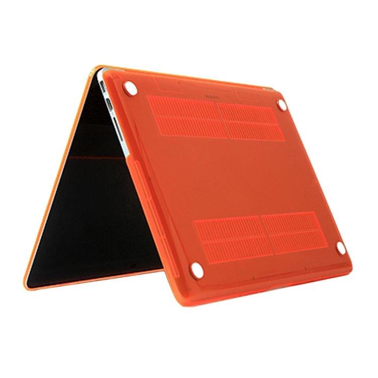 For 2016 New Macbook Pro 13.3 inch A1706 & A1708 Laptop Crystal PC Protective Case(Orange)