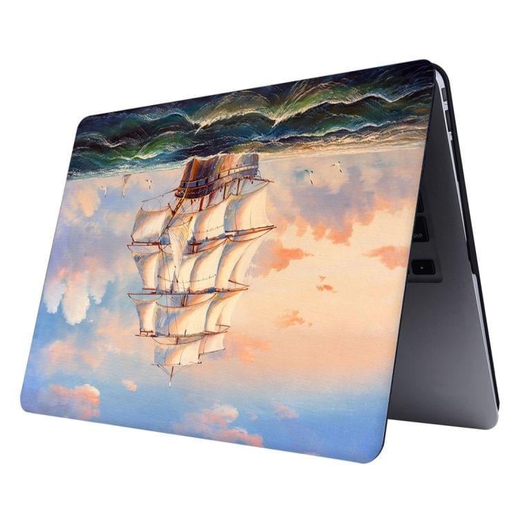 RS-542 Colorful Printing Laptop Plastic Protective Case for MacBook Pro 13.3 inch (2019)