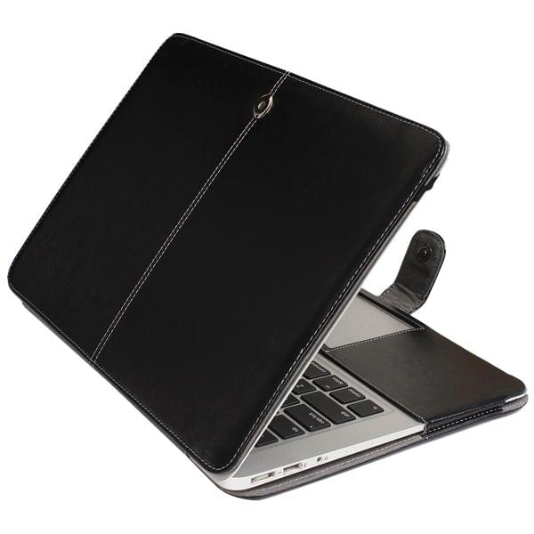 Notebook Leather Case with Snap Fastener for 13.3 inch MacBook Air(Black)