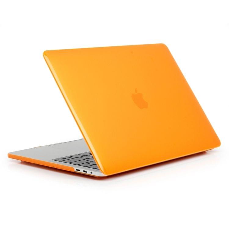 ENKAY Hat-Prince 2 in 1 Crystal Hard Shell Plastic Protective Case + US Version Ultra-thin TPU Keyboard Protector Cover for 2016 New MacBook Pro 13.3 inch with Touchbar (A1706)(Orange)