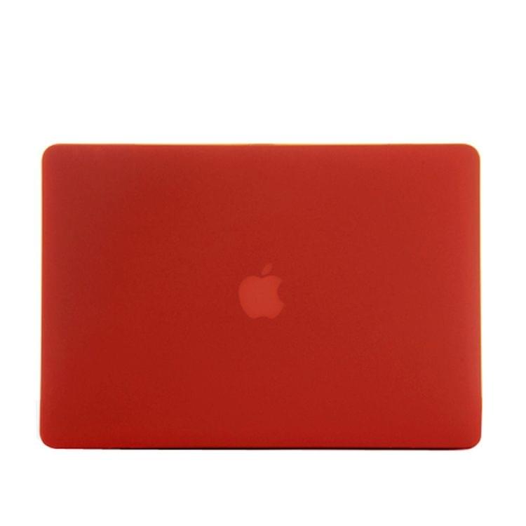 Laptop Frosted Hard Plastic Protection Case for Macbook Pro Retina 13.3 inch(Red)