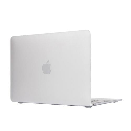 Laptop Translucent Frosted Hard Plastic Protective Case for Macbook 12 inch(White)